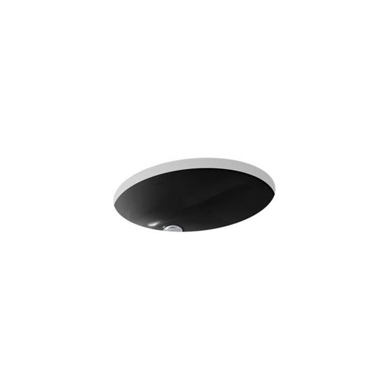 Kohler - Caxton 19-1/4'' oval undermount bathroom sink - Black