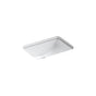 Kohler - Ladena 21'' rectangular undermount bathroom sink with glazed underside, no overflow - White