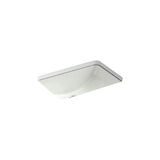 Kohler - Ladena 21'' rectangular undermount bathroom sink with glazed underside, no overflow - Dune