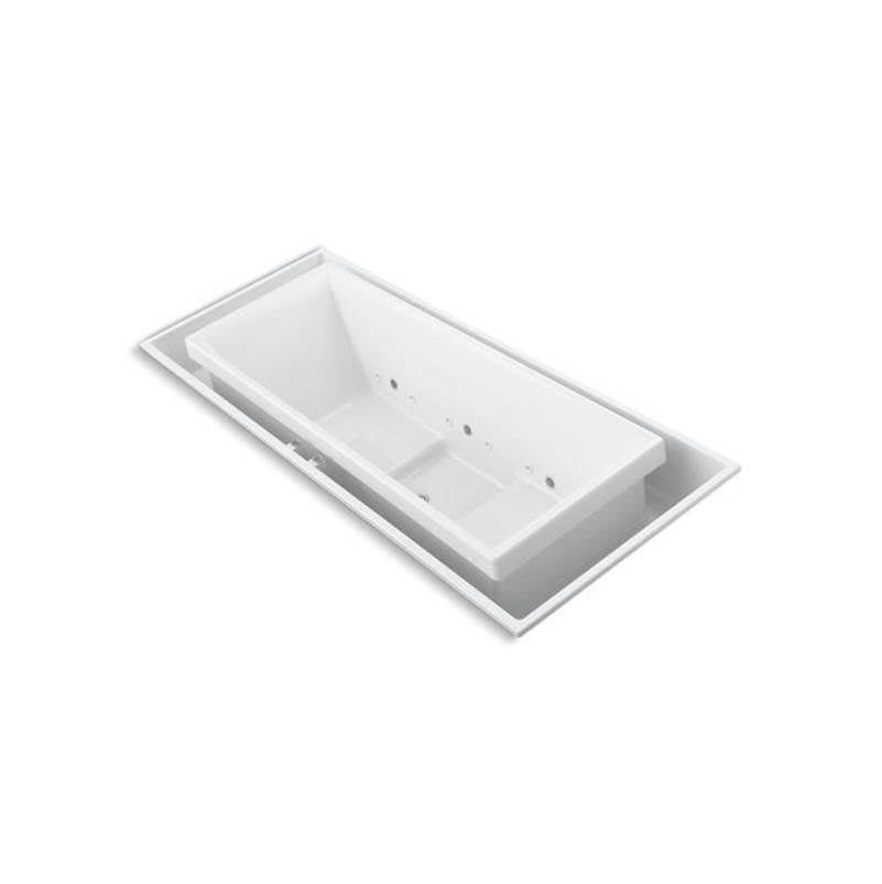 Kohler - sok 104'' x 41'' drop-in Effervescence bath with chromatherapy and center drain - White