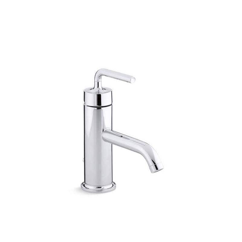 Kohler - Purist Single-handle bathroom sink faucet with Straight Lever handle, 1.2 gpm - Polished Chrome