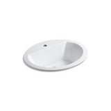 Kohler - Bryant 20-1/4'' oval drop-in bathroom sink - White