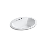 Kohler - Bryant 20-1/4'' oval drop-in bathroom sink - White