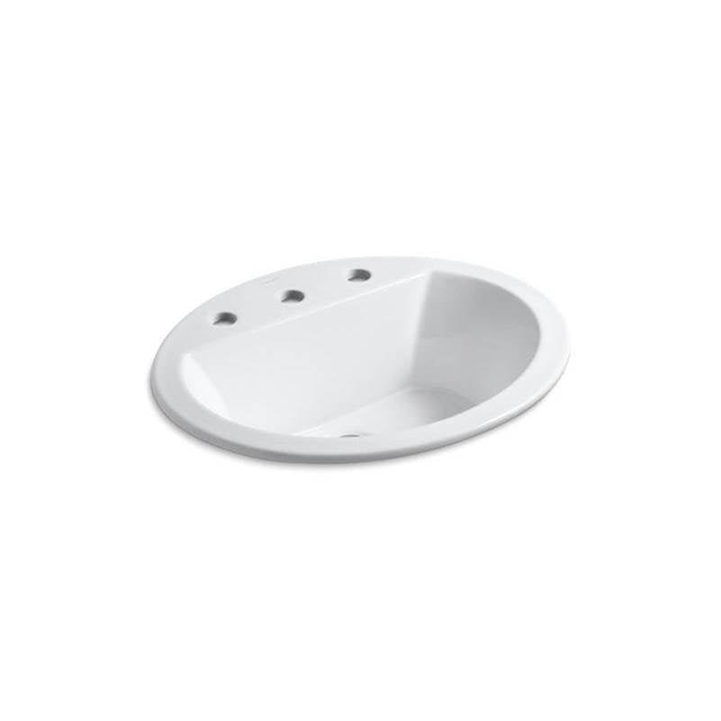 Kohler - Bryant 20-1/4'' oval drop-in bathroom sink - White