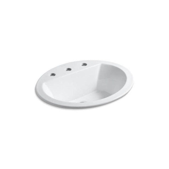 Kohler - Bryant 20-1/4'' oval drop-in bathroom sink - White