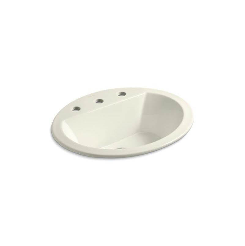 Kohler - Bryant 20-1/4'' oval drop-in bathroom sink - Biscuit