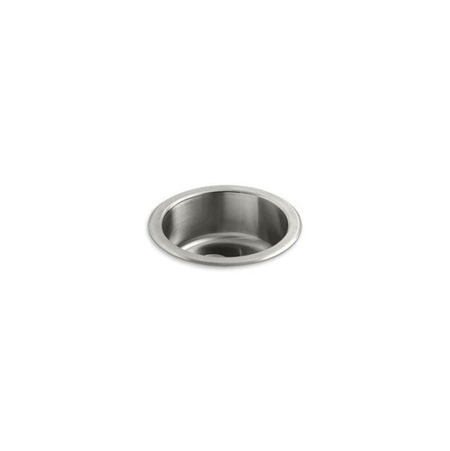Kohler - Undertone Lyric 18-1/2'' top-/undermount single-bowl bar sink - Stainless Steel