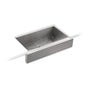 Kohler - VaultE 35-1/2'' undermount single-bowl farmhouse kitchen sink - Stainless Steel