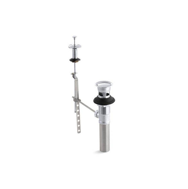 Kohler - Standard pop-up drain, non-exposed, with lift rod - Polished Chrome