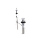 Kohler - Standard pop-up drain, non-exposed, with lift rod - Polished Chrome