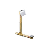 Kohler - Tea-for-Two 1-1/2'' contoured pop-up drain and overflow for above- or through-the-floor installation - Polished Chrome