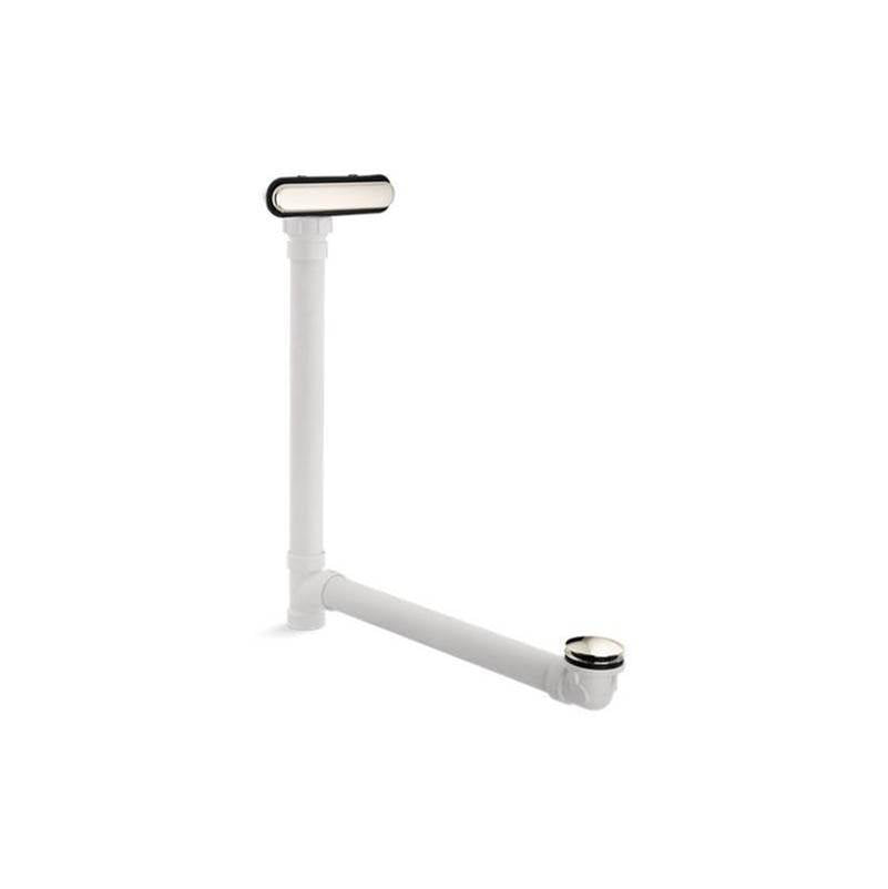 Kohler - Clearflo Slotted overflow bath drain - Vibrant Polished Nickel