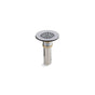 Kohler - Brass sink drain and strainer with tailpiece for 3-1/2'' to 4'' outlet - Polished Chrome