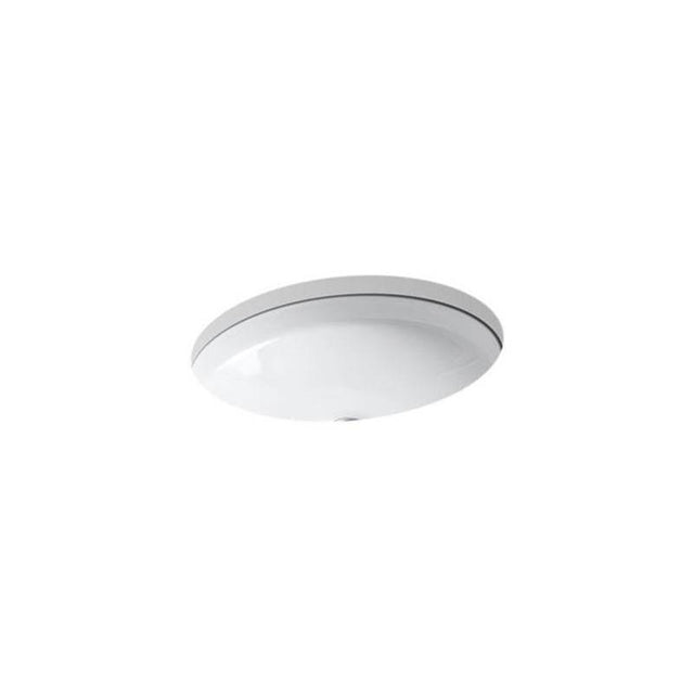Kohler - Canvas 19-1/2'' round undermount bathroom sink - White
