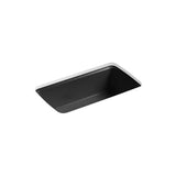 Kohler - Cape Dory 33'' undermount single-bowl kitchen sink - Black