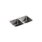 Kohler - Undertone 31-1/2'' undermount double-bowl kitchen sink - Stainless Steel