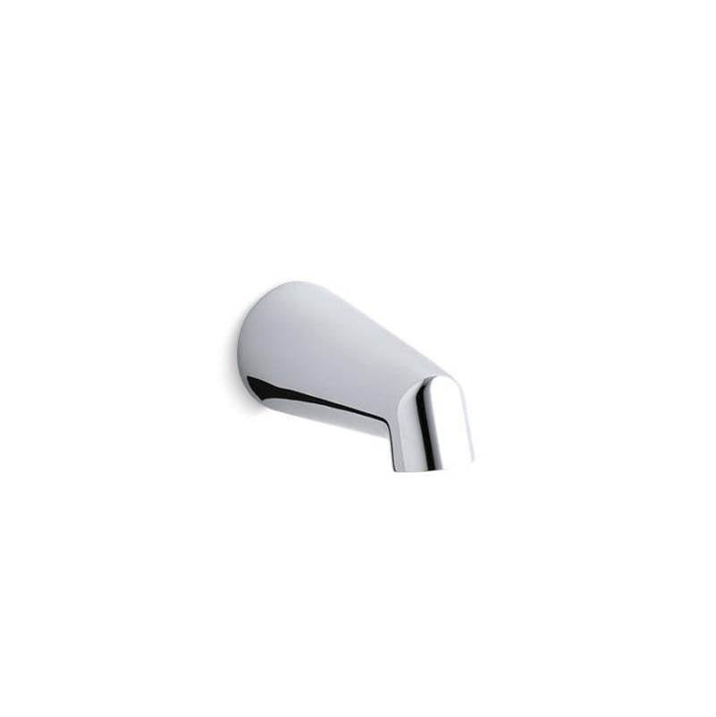 Kohler - AntiqueE 4-7/8'' non-diverter bath spout - Polished Chrome