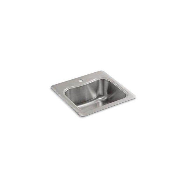 Kohler - StaccatoE 20'' top-mount single-bowl bar sink - Stainless Steel