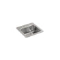 Kohler - StaccatoE 20'' top-mount single-bowl bar sink - Stainless Steel
