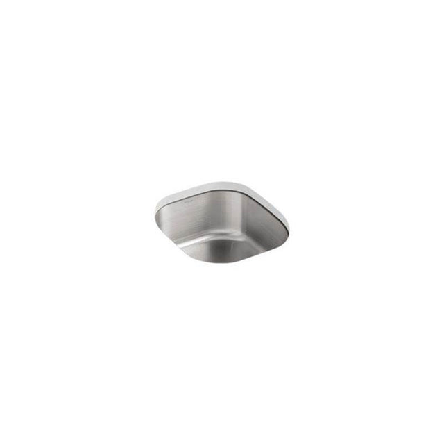 Kohler - Undertone 15-1/2'' undermount single-bowl kitchen sink - Stainless Steel