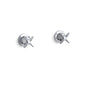Kohler - Triton Wall-mount valve trim with cross handles, requires valve - Polished Chrome