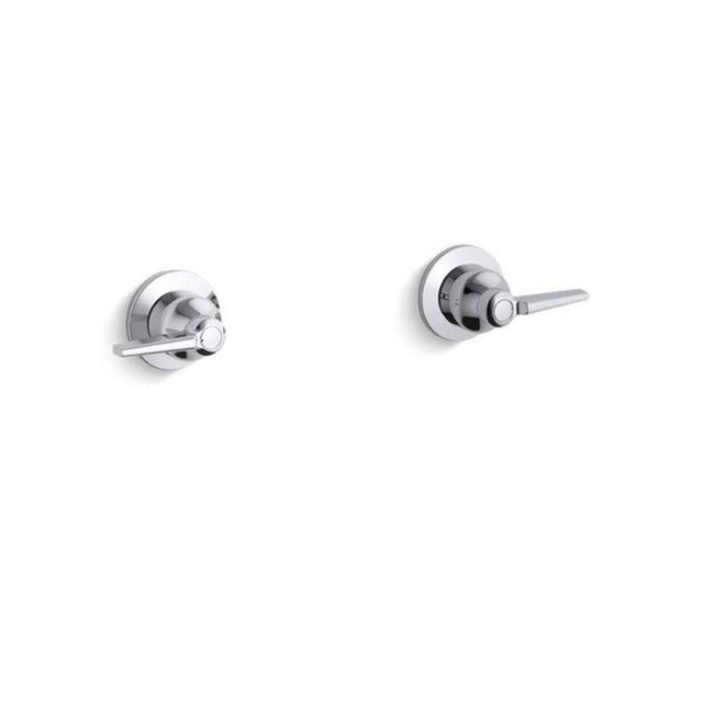 Kohler - Triton Wall-mount valve trim with lever handles, requires valve - Polished Chrome