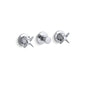 Kohler - Triton Wall-mount valve trim with push button diverter and cross handles, requires valve - Polished Chrome