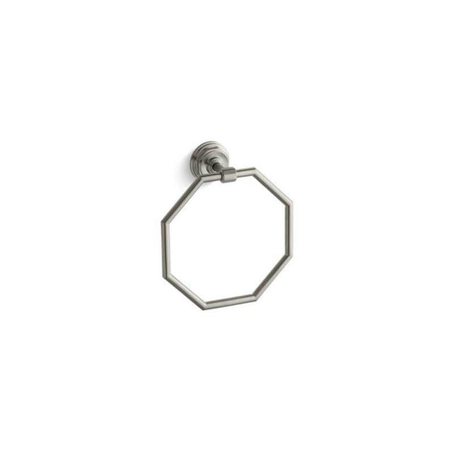Kohler - Pinstripe Towel ring - Vibrant Brushed Nickel