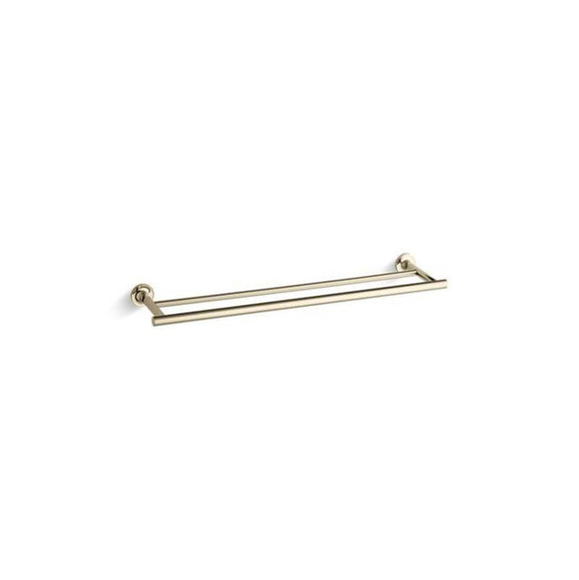 Kohler - Purist 24'' Double towel bar - Vibrant French Gold