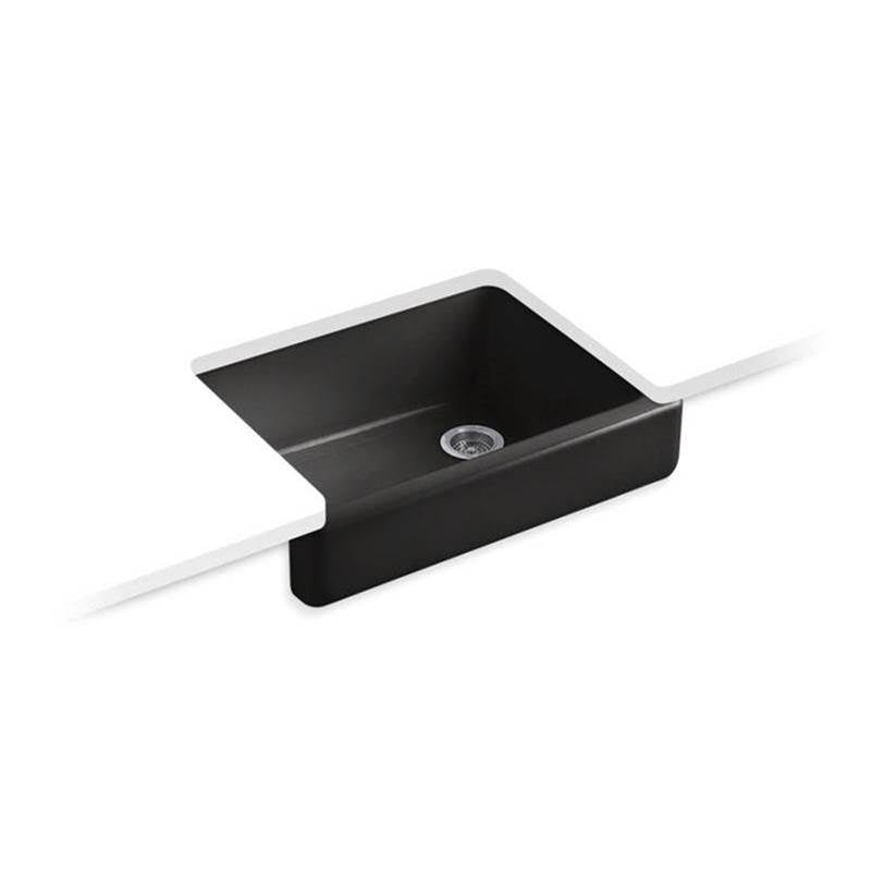 Kohler - Whitehaven 29-1/2'' undermount single-bowl farmhouse kitchen sink - Black