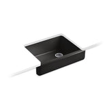 Kohler - Whitehaven 29-1/2'' undermount single-bowl farmhouse kitchen sink - Black