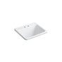 Kohler - Glen FallsE 25'' top-/undermount single-bowl utility sink - White