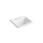 Kohler - Glen FallsE 25'' top-/undermount single-bowl utility sink - White