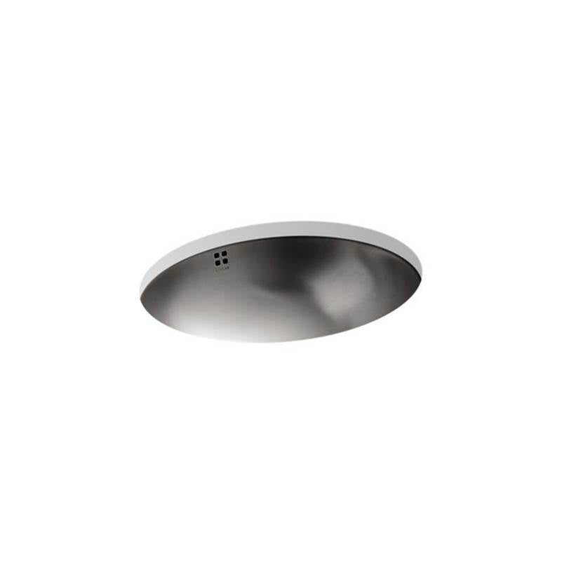 Kohler - Bachata 20'' oval drop-in/undermount bathroom sink