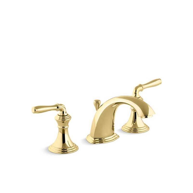 Kohler - Devonshire Widespread bathroom sink faucet, 1.2 gpm - Vibrant Polished Brass