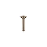 Kohler - 6'' ceiling-mount single-function rainhead arm and flange - Vibrant Brushed Bronze