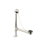 Kohler - AntiqueE Bath drain, chain and rubber stopper - Vibrant Polished Nickel