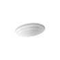 Kohler - Serif 20-3/4'' oval undermount bathroom sink, no overflow - White
