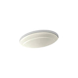 Kohler - Serif 20-3/4'' oval undermount bathroom sink, no overflow - Biscuit