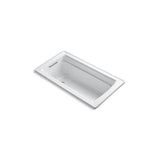Kohler - Archer 60'' x 32'' drop-in bath with Bask heated surface - White