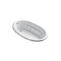 Kohler - Sunward 72'' x 42'' drop-in heated whirlpool bath - White