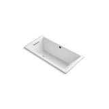 Kohler - Underscore 60'' x 30'' drop-in Heated BubbleMassageE air bath - White