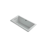 Kohler - Underscore 60'' x 30'' drop-in Heated BubbleMassageE air bath - Ice Grey