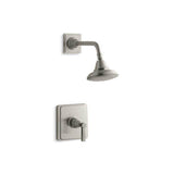 Kohler - Pinstripe Pure Rite-Temp shower trim kit with lever handle, 2.5 gpm - Vibrant Brushed Nickel