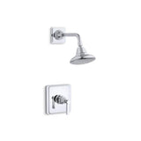 Kohler - Pinstripe Pure Rite-Temp shower trim kit with lever handle, 2.5 gpm - Polished Chrome