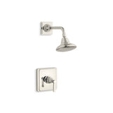 Kohler - Pinstripe Pure Rite-Temp shower trim kit with lever handle, 2.5 gpm - Vibrant Polished Nickel