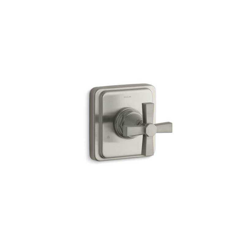 Kohler - Pinstripe Pure MasterShower transfer valve trim cross handle - Vibrant Brushed Nickel