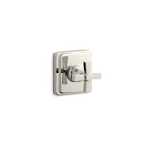 Kohler - Pinstripe Pure MasterShower transfer valve trim cross handle - Vibrant Polished Nickel