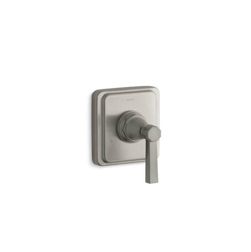 Kohler - Pinstripe Pure MasterShower transfer valve trim lever handle - Vibrant Brushed Nickel