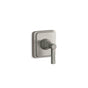 Kohler - Pinstripe Pure MasterShower transfer valve trim lever handle - Vibrant Brushed Nickel